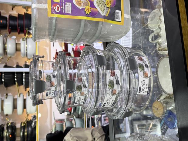 4 Set Acrylic Storage Containers Set · Photo 1