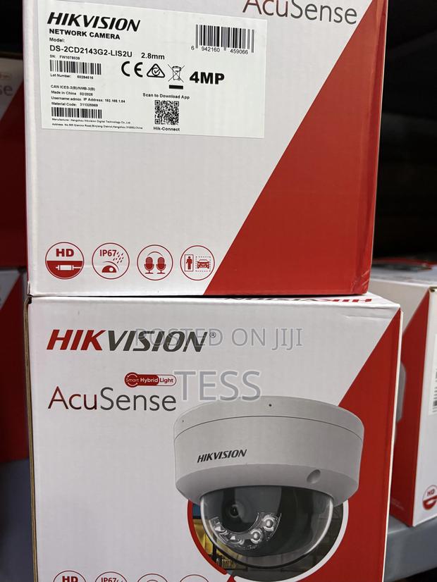Hikvision Ip 4mp Acusense Camera Ds-2cd2143g2-Li(S)(2u) · Photo 2