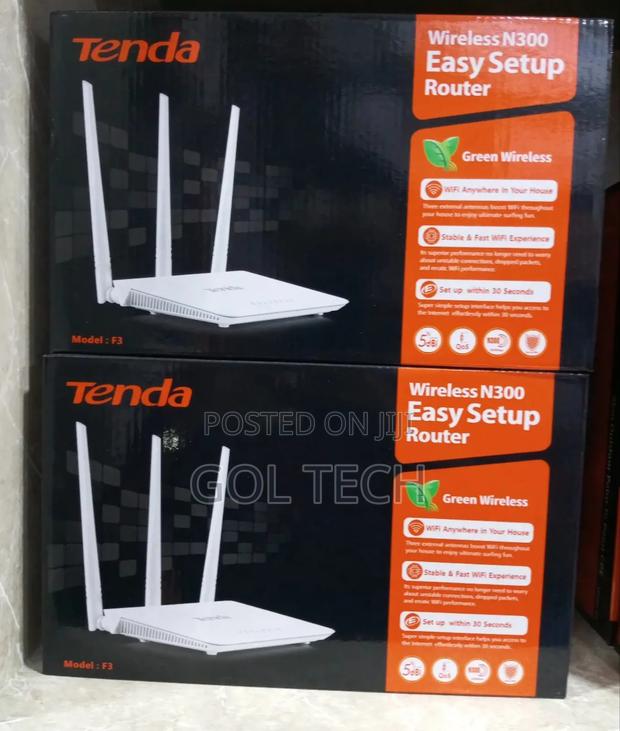 Tenda Wireless N300 Router Repeater or Range Extender · Photo 1