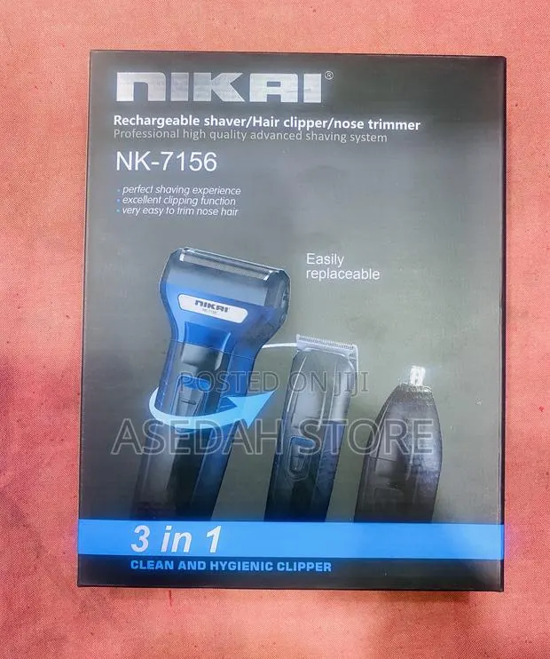 3 in 1 Hair Clipper Nikai Rechargeable · Photo 1