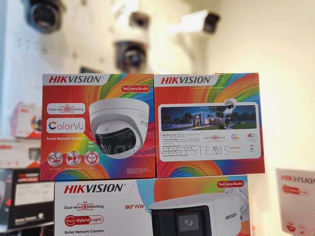 Hikvision Panoramic 6mp Dual Lens Stitched Wide Angle Sirens · Photo 1