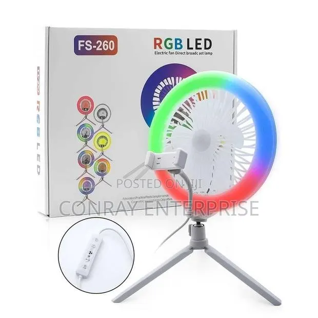 Video Making Kit With Light and Fan. · Photo 1