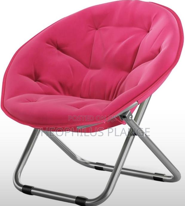 Foldable Camping Chair/ Cushion Lazy Chair · Photo 1