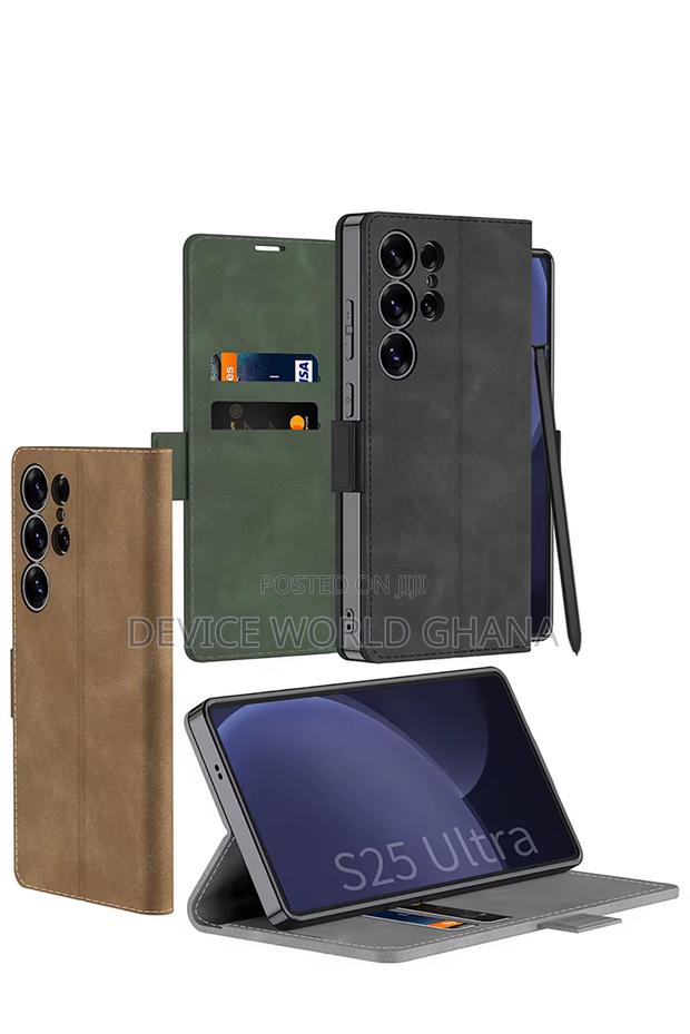 Los Leather Flip Case for Samsung S25ultra · Photo 1