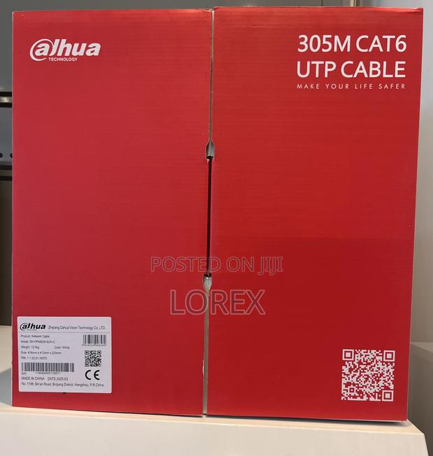 Dahua Cat6 Network Cable 305m Utp Pure Copper Pfm920i-6un-C · Photo 3