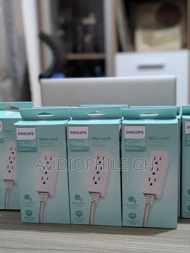 Philips 3-Outlet Surge Protector With 1 Ft. Extension Cord