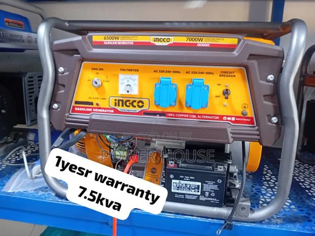 Guru Vegan Base Ingco Petrol Generator 8500watts 7.5kva · Photo 1
