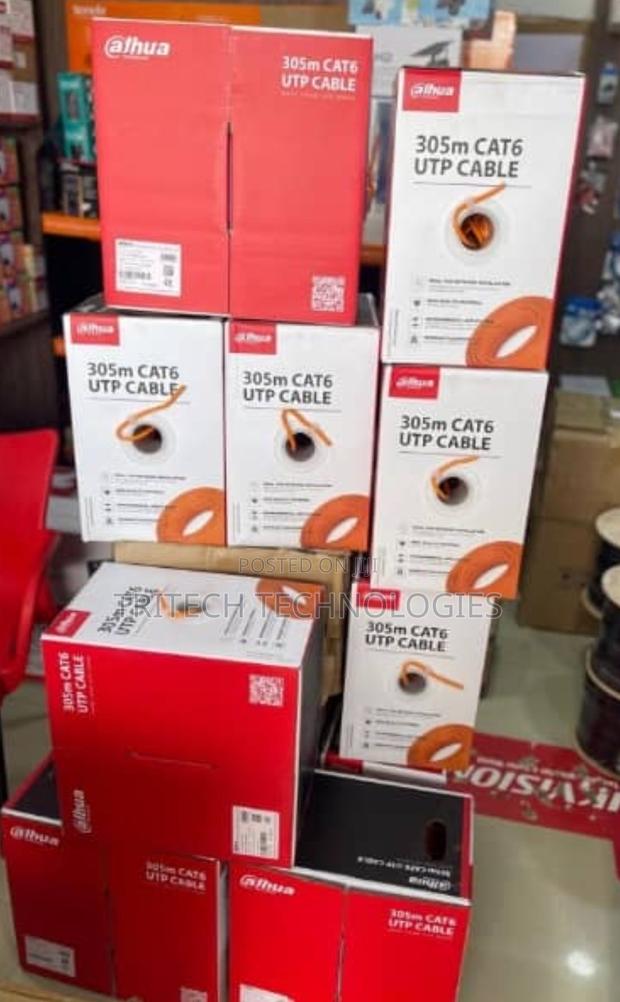 Dahua Cat6 Cable Cca Orange Color · Photo 2