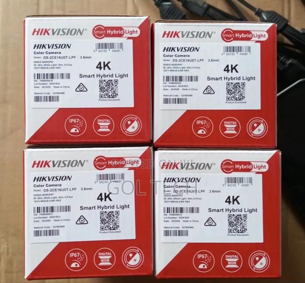 Hikvision Analog Audio Camera 8mp Ds-2ce16u0t-LPF Camera · Photo 2