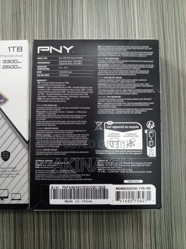 Pny Cs2230 1tb M.2 Nvme Internal Solid State Drive (Ssd) · Photo 2