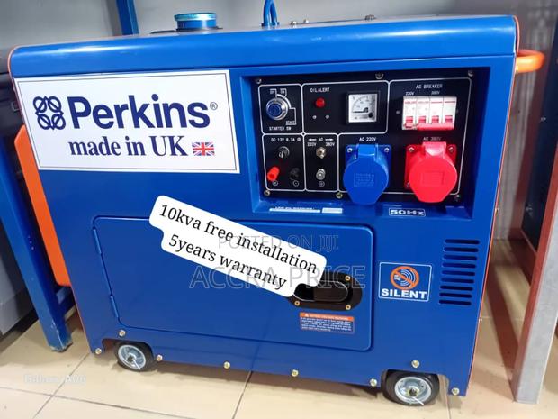 Omega Reserve Perkins 10kva 13000watts Diesel Generator · Photo 1