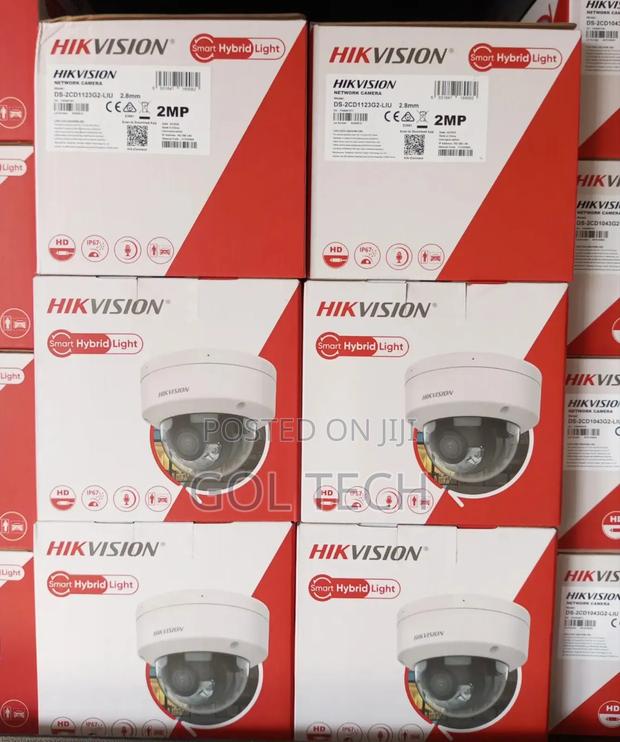 Hikvision Ip Camera 2mp With Audio Ds-2cd1123g2-Liu Dome · Photo 1