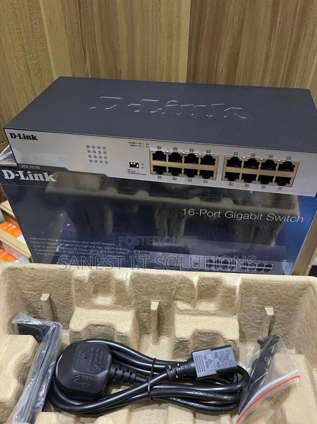 16 Port Gigabit Switch D-Link · Photo 1