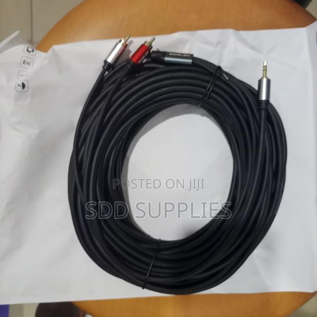 15 Meters Hifi Aux To 2rca Audio Cable · Photo 1