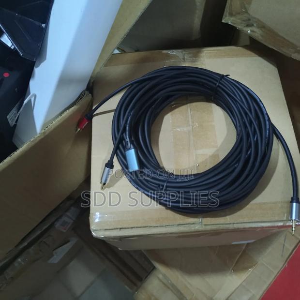 20 Meters Hifi Aux To 2rca Audio Cable · Photo 1
