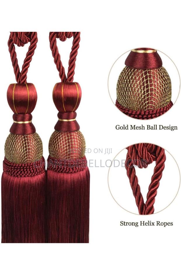 Luxury Tassel Rope Curtain Tieback 95ghc for 2pcs · Photo 5
