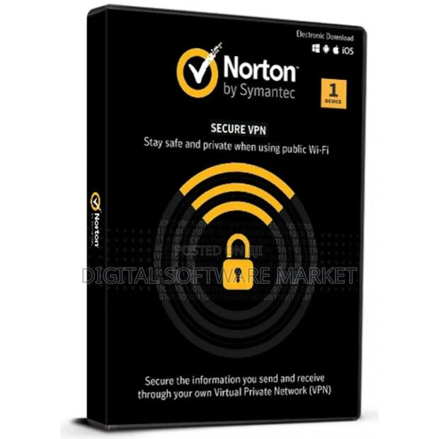 Norton Secure VPN (Pc, Mac, Mobile) 1 Device 1 Year License · Photo 1