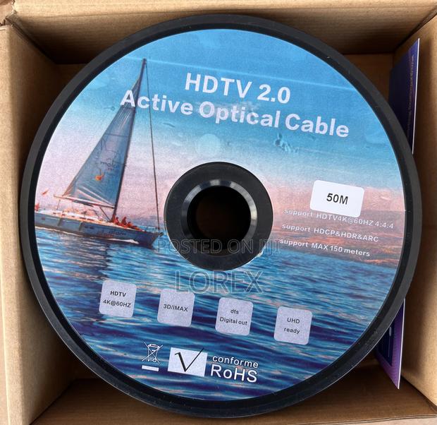 Hdmi Cable 50m Uhd / Fiber Optic · Photo 2