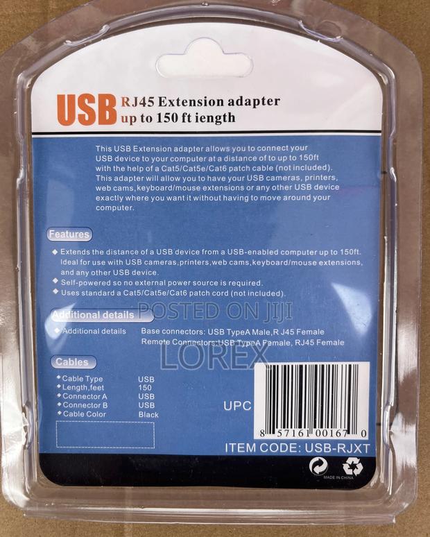 Usb to Lan Extender or Usb to Rj45 Extension 40meters · Photo 1