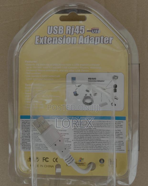 Usb Rj45 Extension Adapter or Usb to Lan Extender 100m · Photo 2