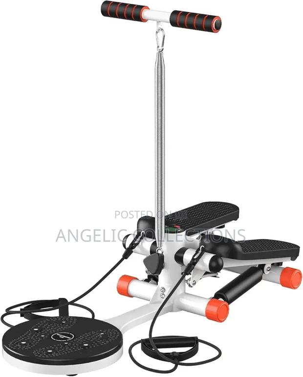 Mini Stepper With Waist Twister, Puller And Resistance Band · Photo 1