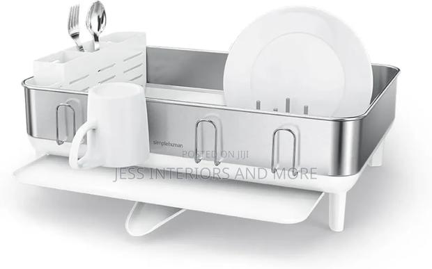 Simplehuman Stainless Steel Frame Dish Rack · Photo 1
