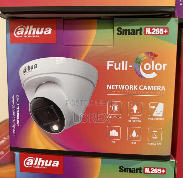 Dahua Ip 2mp Dome Camera Full-Color+Audio Hdw1239t1-a-Led · Photo 1