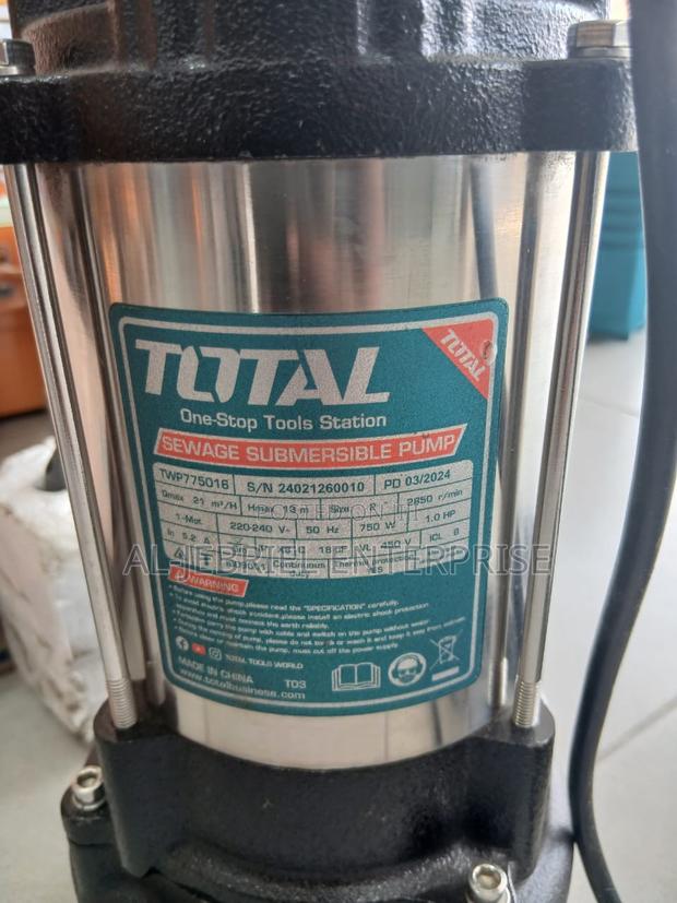 Total 1.0 Submersible Sewage Water Pump · Photo 2