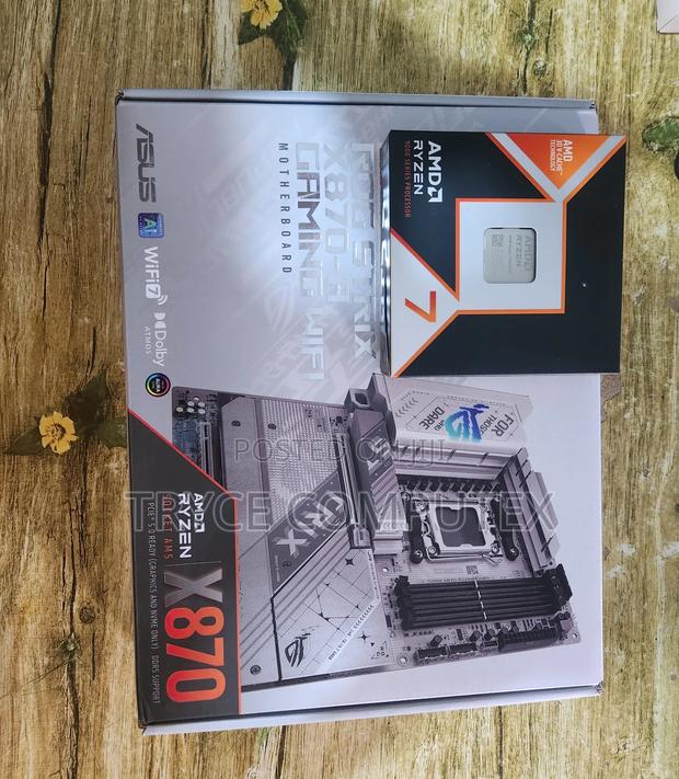 Ryzen 7 9800x3d and Asus Strix X870 Motherboard · Photo 1