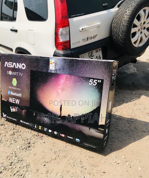 Newly Made Asano 55” Uhd Smart Tv(2025)Black · Photo 2