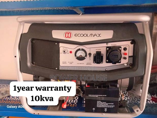 Tycoon Vantadock Ecoolmax Petrol Generator 10kva · Photo 1