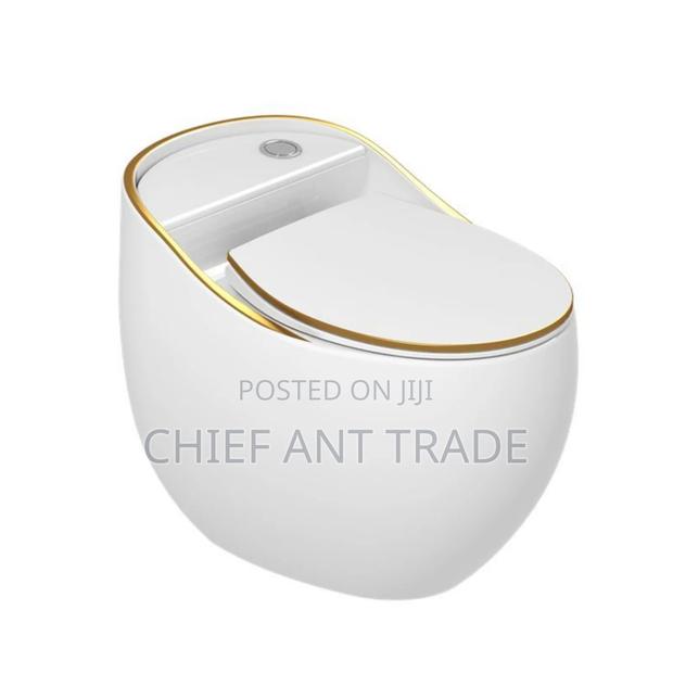 Egg Toilet Seat Wc Gold Gilt T077 · Photo 3
