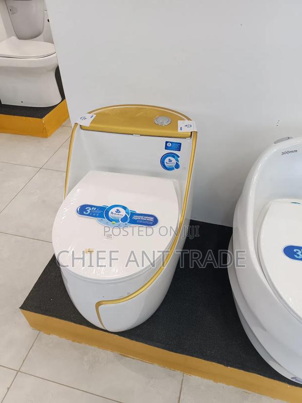 Egg Toilet Seat Wc Gold Gilt T077 · Photo 2