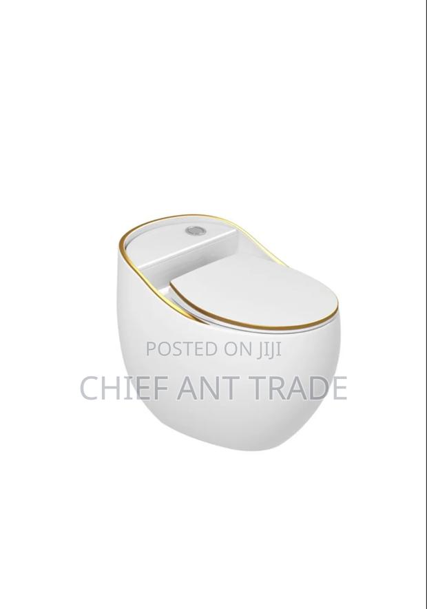 Egg Toilet Seat Wc Gold Gilt T077 · Photo 4