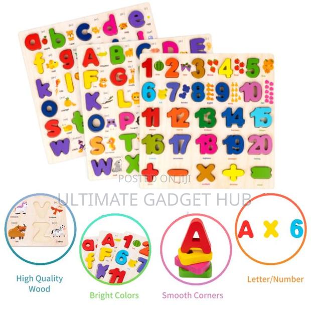 Wooden Alphabet Number Puzzle · Photo 2