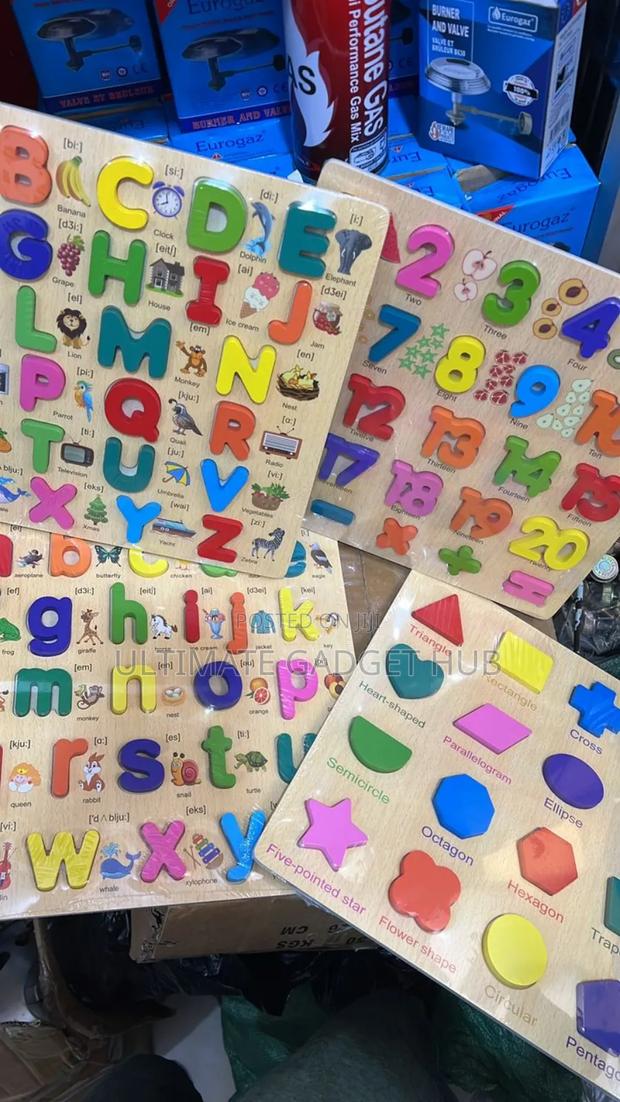 Wooden Alphabet Number Puzzle · Photo 1
