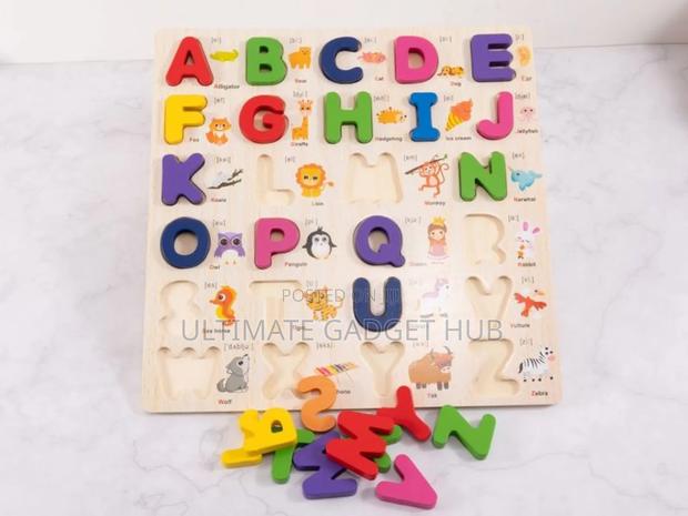 Wooden Alphabet Number Puzzle · Photo 4