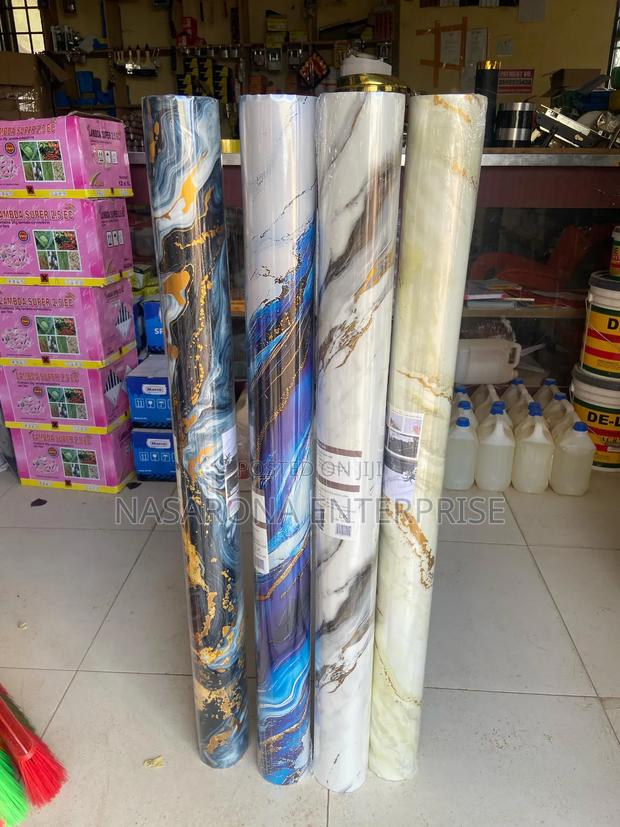 Self Adhesive Wall Paper 10ft X4ft · Photo 1