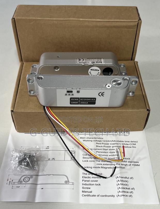 Electric Drop Bolt Lock for Frame Door Dc 12v-24v · Photo 6
