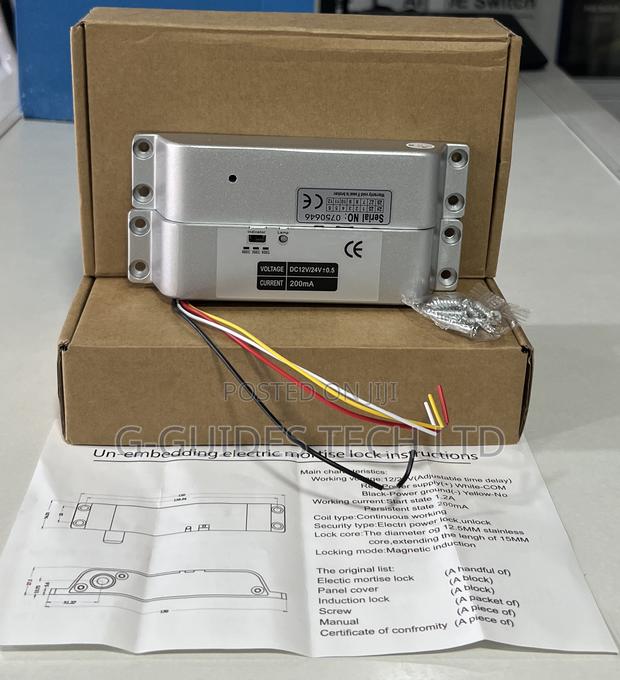 Electric Drop Bolt Lock for Frame Door Dc 12v-24v · Photo 8