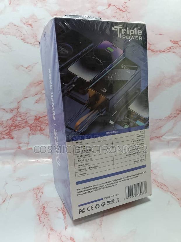 Triple Power 60000mah Power Bank – Model Tp-07 · Photo 3