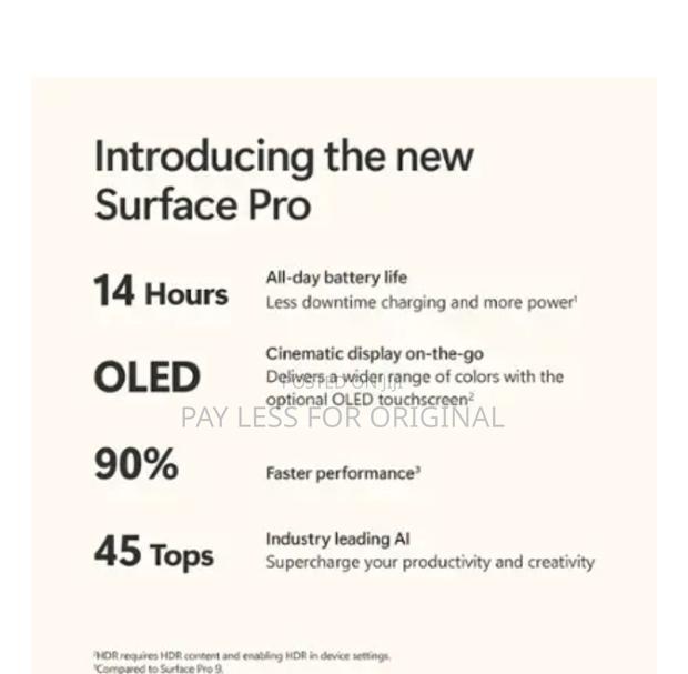 New Microsoft Surface Pro 11th Edition, a Copilot+ PC 16GB SSD 512GB · Photo 5