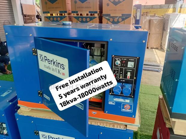 Trying Sine Wave Power 18kva Silent Diesel Generator · Photo 1