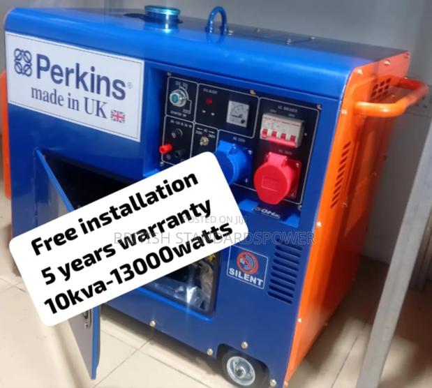 Uptime Quality 10kva Silent Perkins Diesel Generator · Photo 1