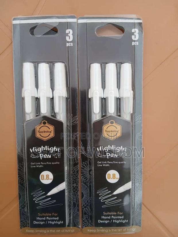 White Gel Pen/Highlight Pen · Photo 1