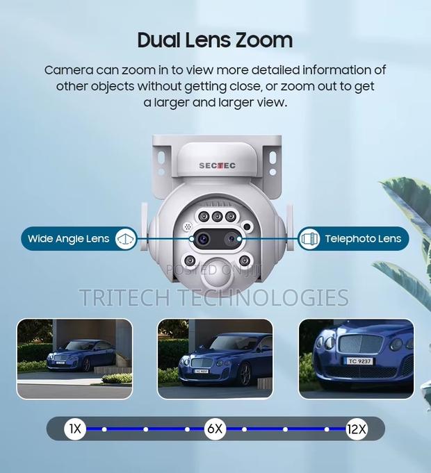 Hikview 4g 12x Zoom Dual Lens Solar Battery PTZ Camera Ubox · Photo 3