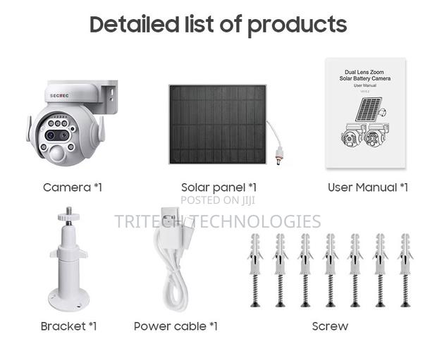 Hikview 4g 12x Zoom Dual Lens Solar Battery PTZ Camera Ubox · Photo 4