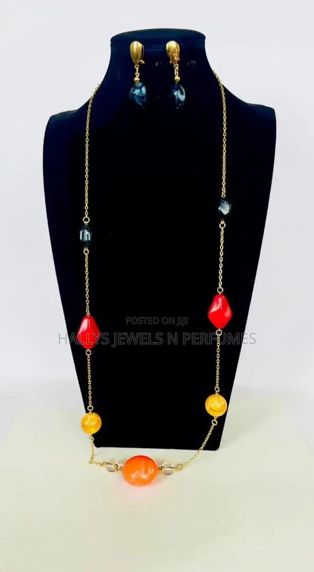 Long Necklace and Earrings Sets, Tarnish-Free · Photo 2