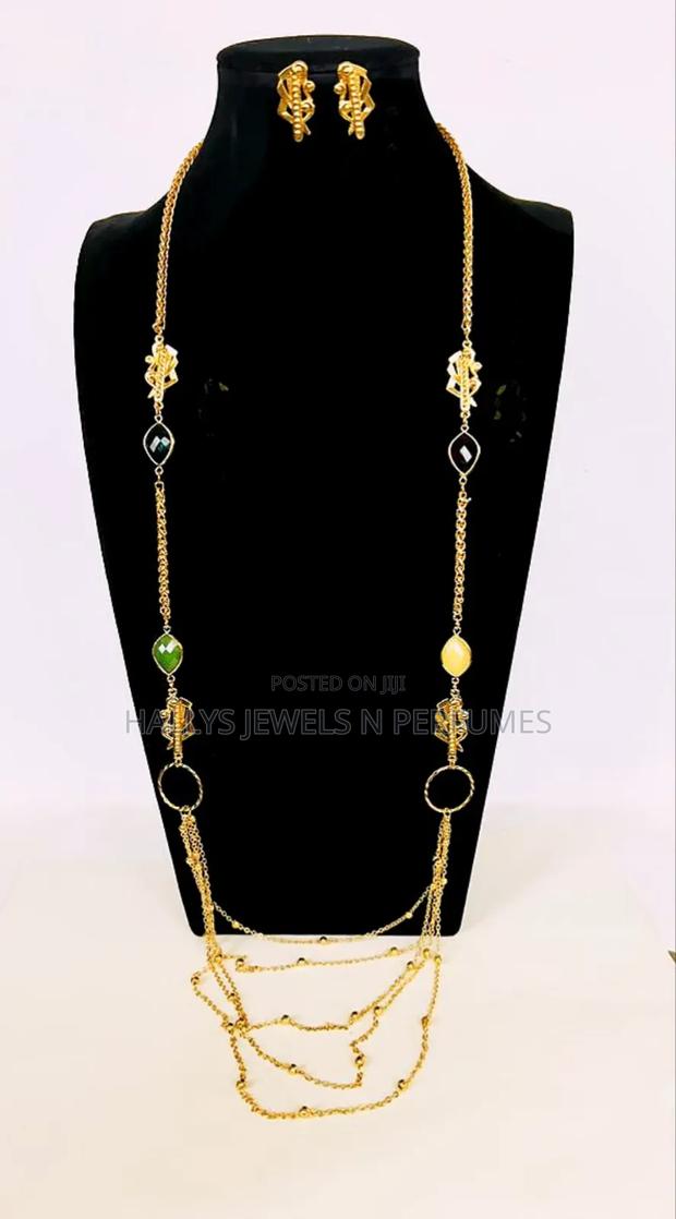Long Necklace and Earrings Sets, Tarnish-Free · Photo 4