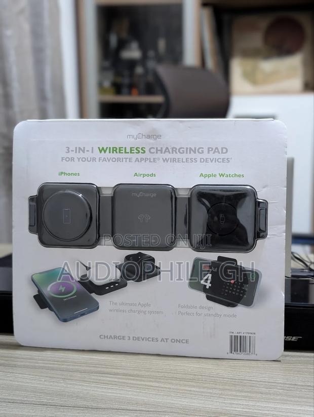 Mycharge 3 in 1 Wireless Charging Pad for Apple Devices · Photo 1